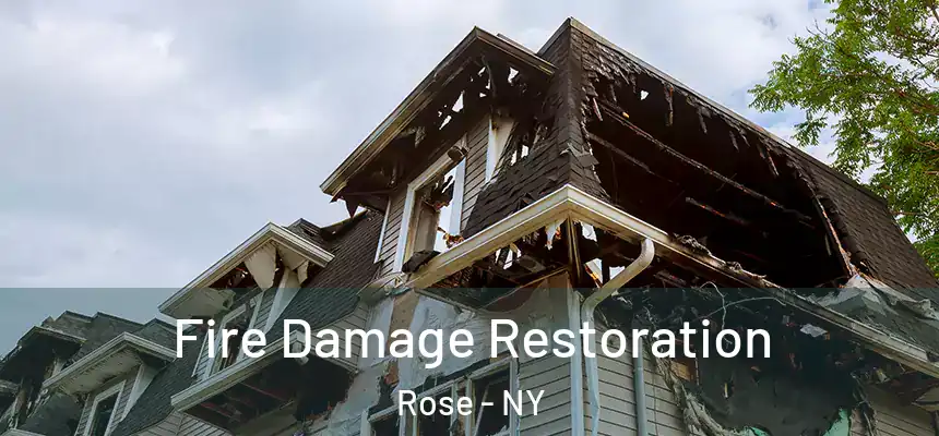 Fire Damage Restoration Rose - NY